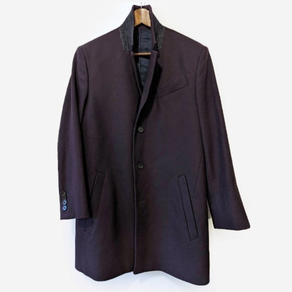 Tiger of Sweden Dark Purple Coat